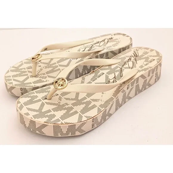 Michael Kors Shoes Michael Kors Jet Set Ivory Platform Wedge